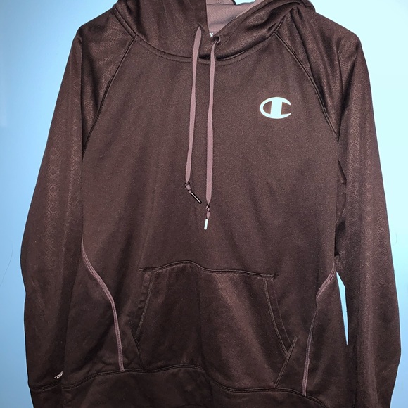 Black Champion Hoodie size L - Picture 3 of 5